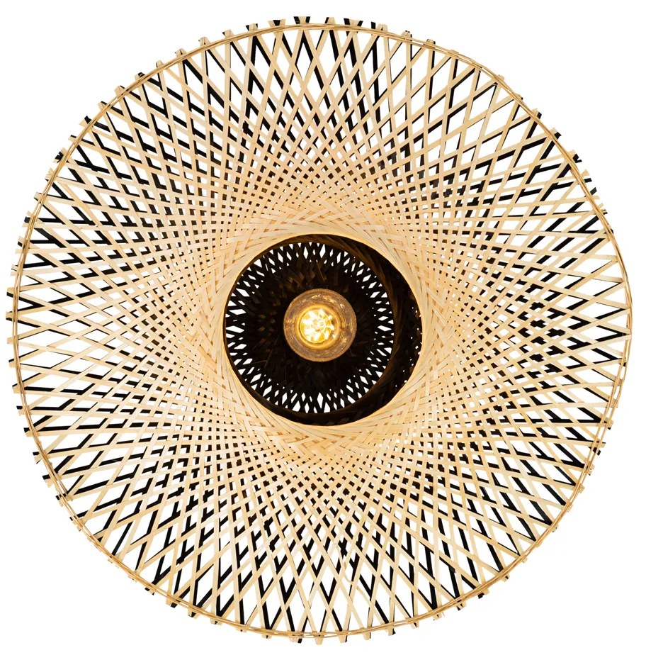 Orientálne vonkajšie stropné svietidlo bambus 50 cm IP44 - Rina