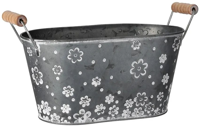 Zinkový kvetináč