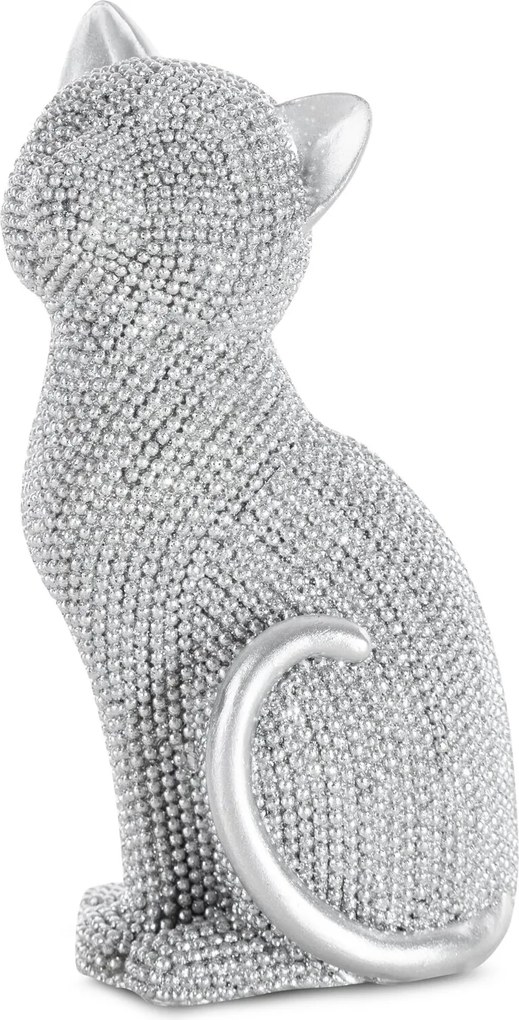 DEKORAČNÁ SOŠKA ELDO 7X6X15 CM STRIEBORNÁ