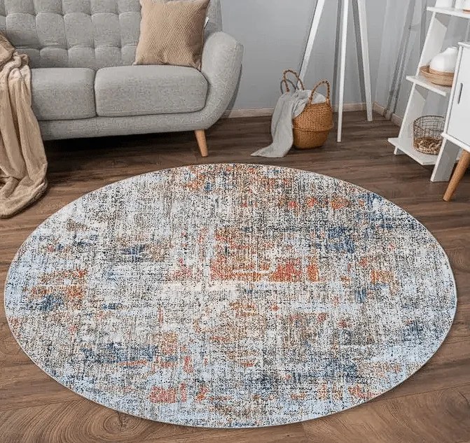 DC Koberec Kentucky kruh 560 modrá Rozmer: Ø 100 cm (kruh)