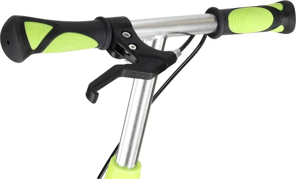 KIK Detská skladacia kolobežka Trike Fix, LED kolesá, neónovo zelená