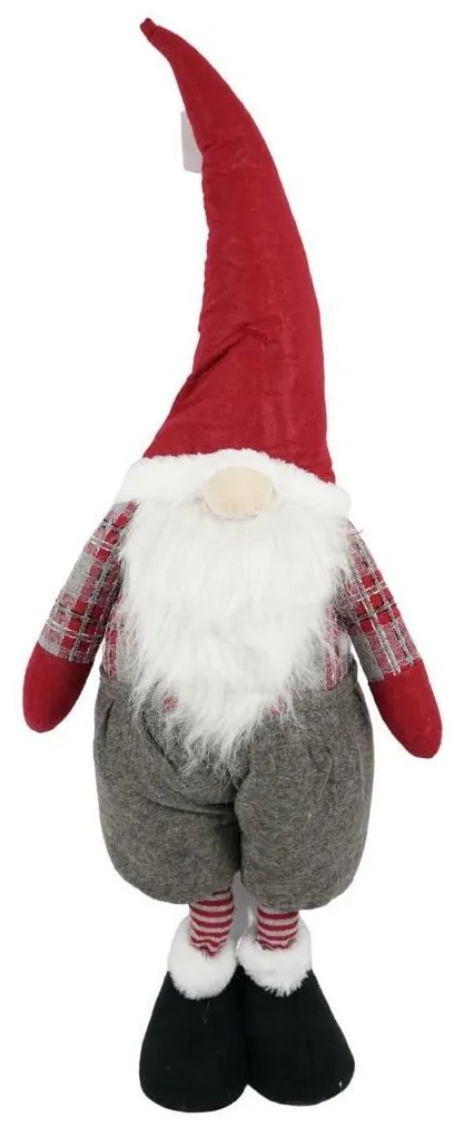 Dekoratívny trpaslík GNOME 90 cm, červený