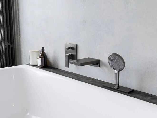 Hansgrohe Raindance Select S, ručná sprcha 120 3jet EcoSmart, kartáčovaný čierny chróm, HAN-26531340
