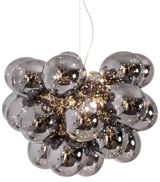 ByRydens 4200650-4505 - Luster na lanku GROSS GRANDE 8xG9/4W/230V dymová/čierna