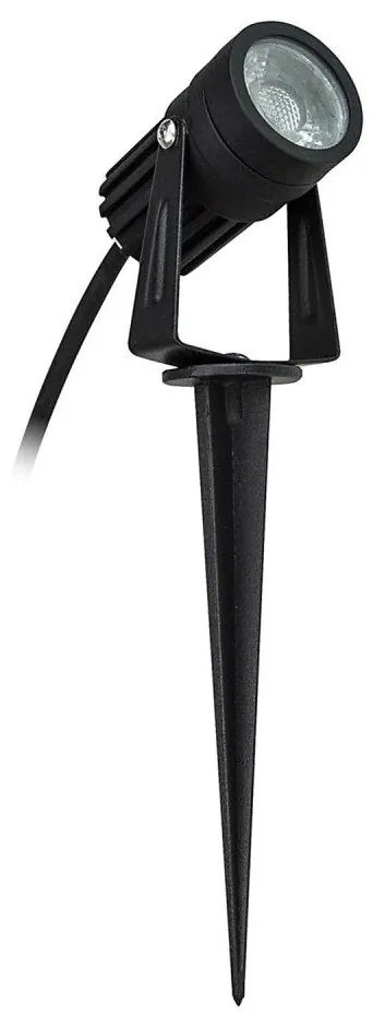 LED Vonkajšie svietidlo LED/3W/230V 2800K IP67 čierna