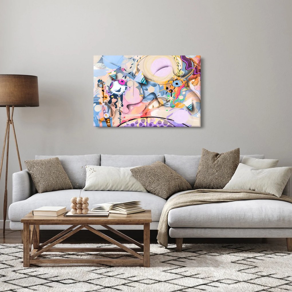 Obraz - Rozprávková abstrakcia (90x60 cm)