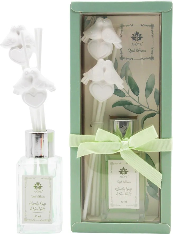 ARÔME Tyčinkový difuzér 30 ml, Drevitá šalvia a morská soľ