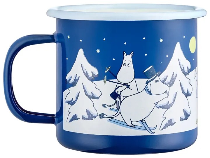 Hrnček Moomin Starry Night 0,37l, smalt / modrý