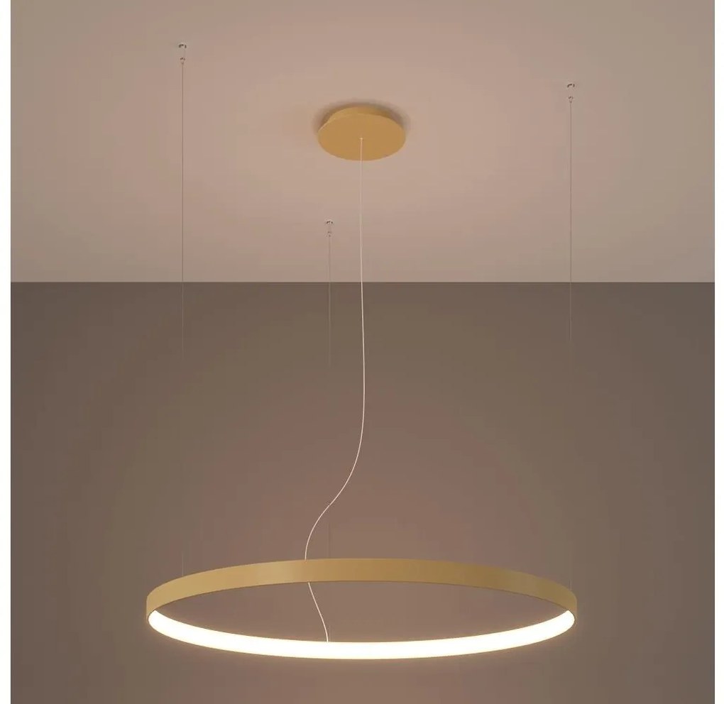 Thoro TH.174 - LED Luster na lanku RIO LED/50W/230V CRI90 3000K pr. 78 cm zlatá