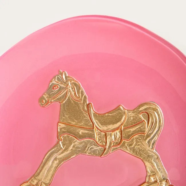 Dekoračný tanier FAROS ružový 764530