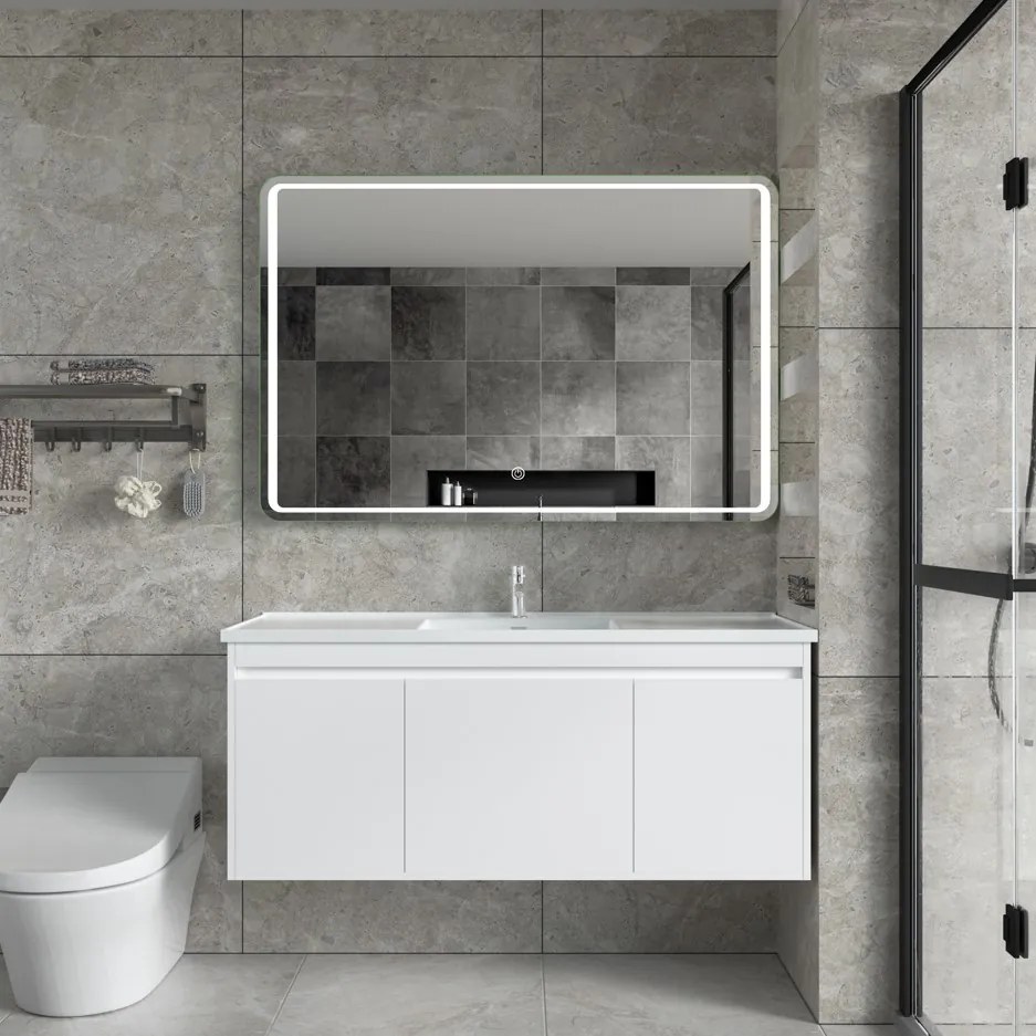 Erga Mia, LED zrkadlo 120x80cm, 3105 lm, 6500K, predné/zadné osvetlenie, ERG-V01-117-1280-00
