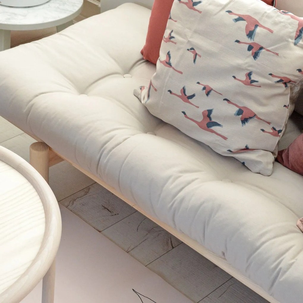 Pohovka Pace Daybed Clear lacquered/Wheat beige 77 × 200 × 75 cm