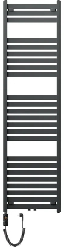 Mexen Uran, elektrické vykurovacie teleso 1800x500 mm + vykurovacia tyč 900 W, antracitová, W105-1800-500-2900-66