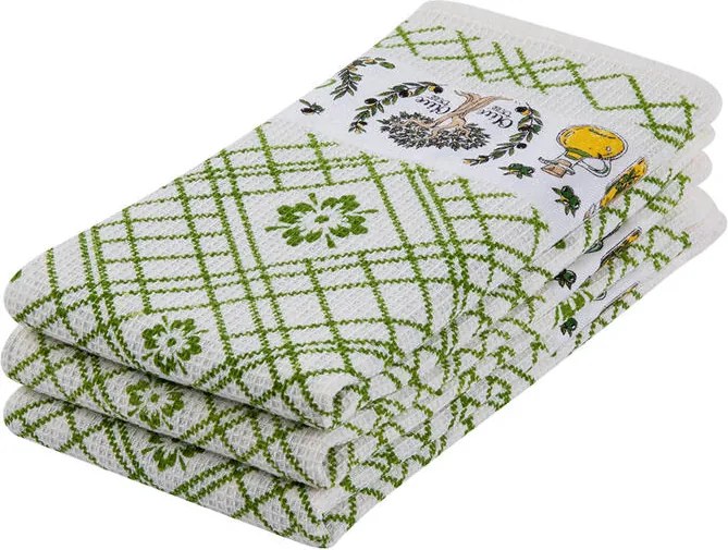 Súprava vaflových utierok OLIVY 40 x 60 cm 3 ks