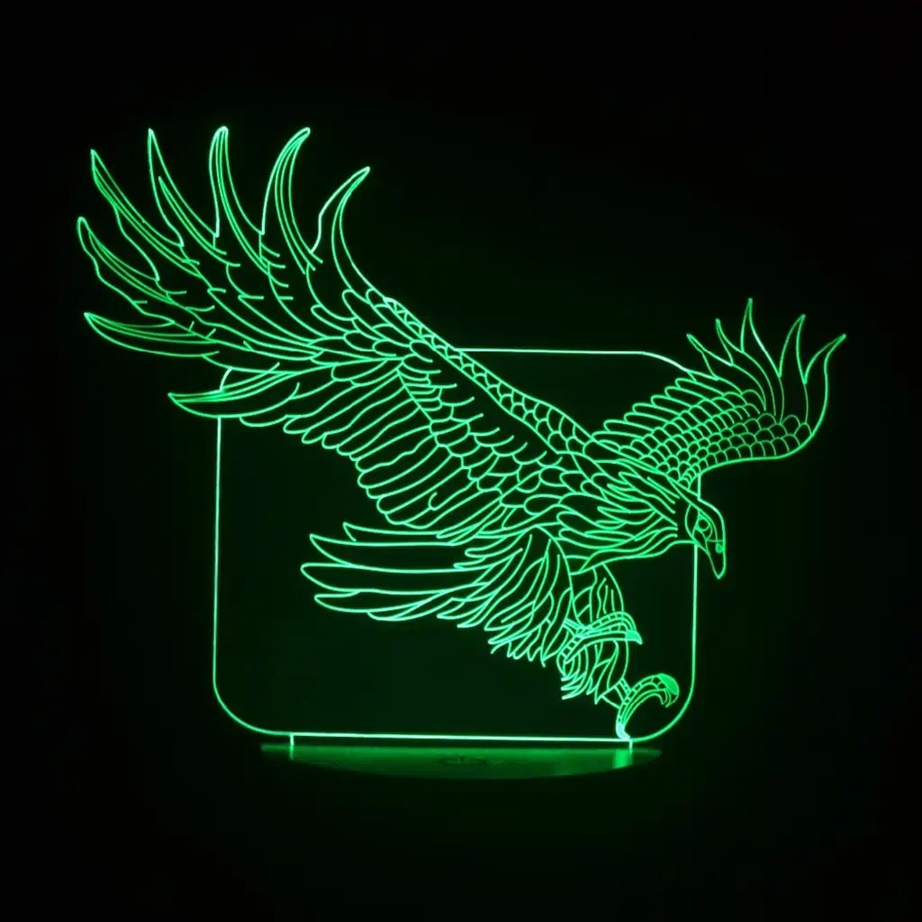 3Dmix 3D-MTV022 - Motív pre 3D LED nočnú lampu - Orol