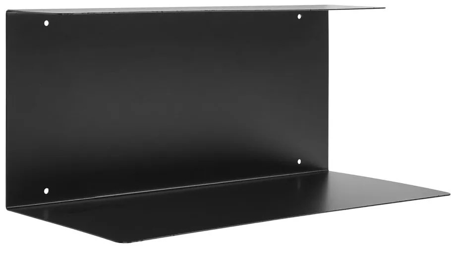 Čierna poschodová kovová polica 18 cm Lille – House Nordic