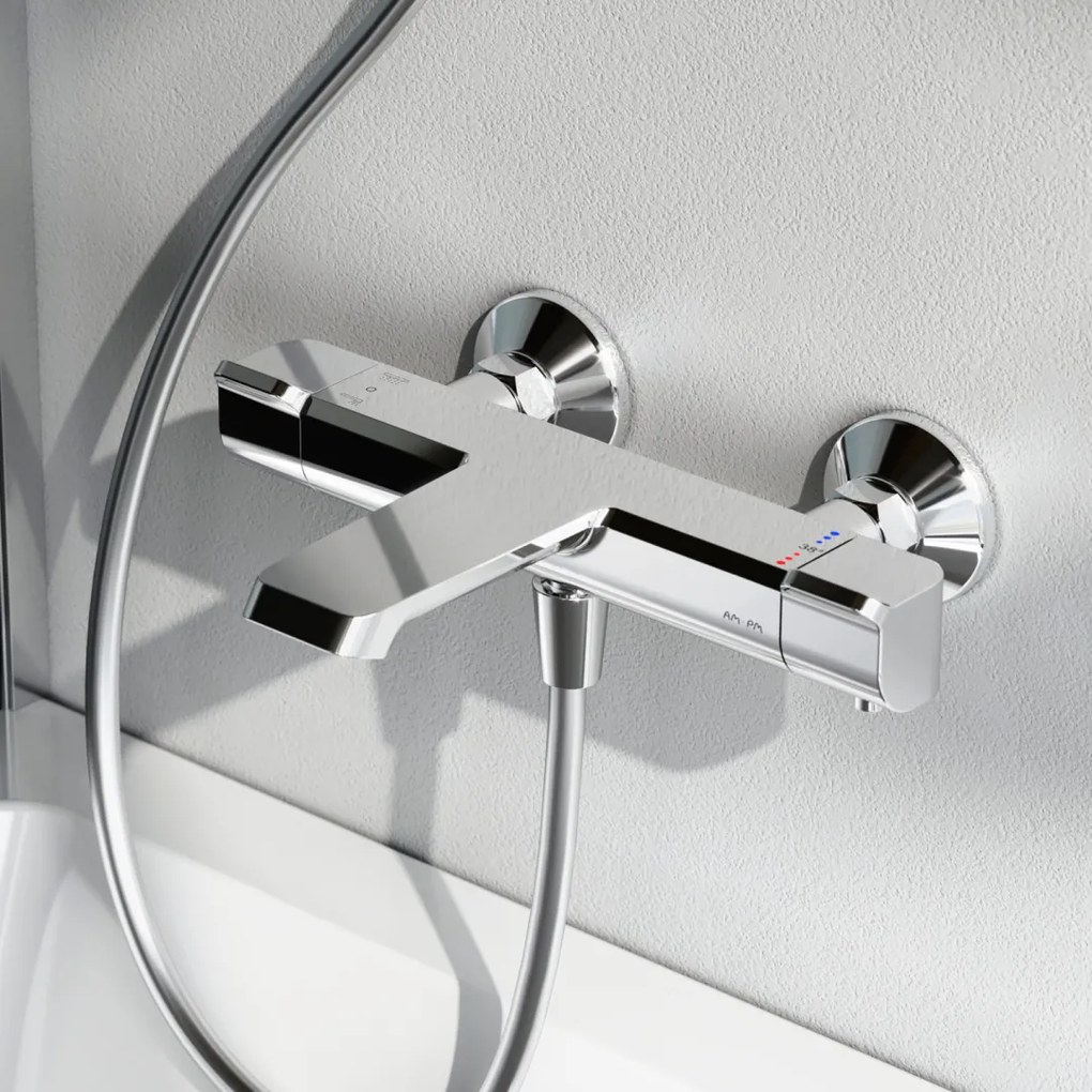 Vaňová a sprchová batéria AM.PM Flash FNA50000 termostat, chróm