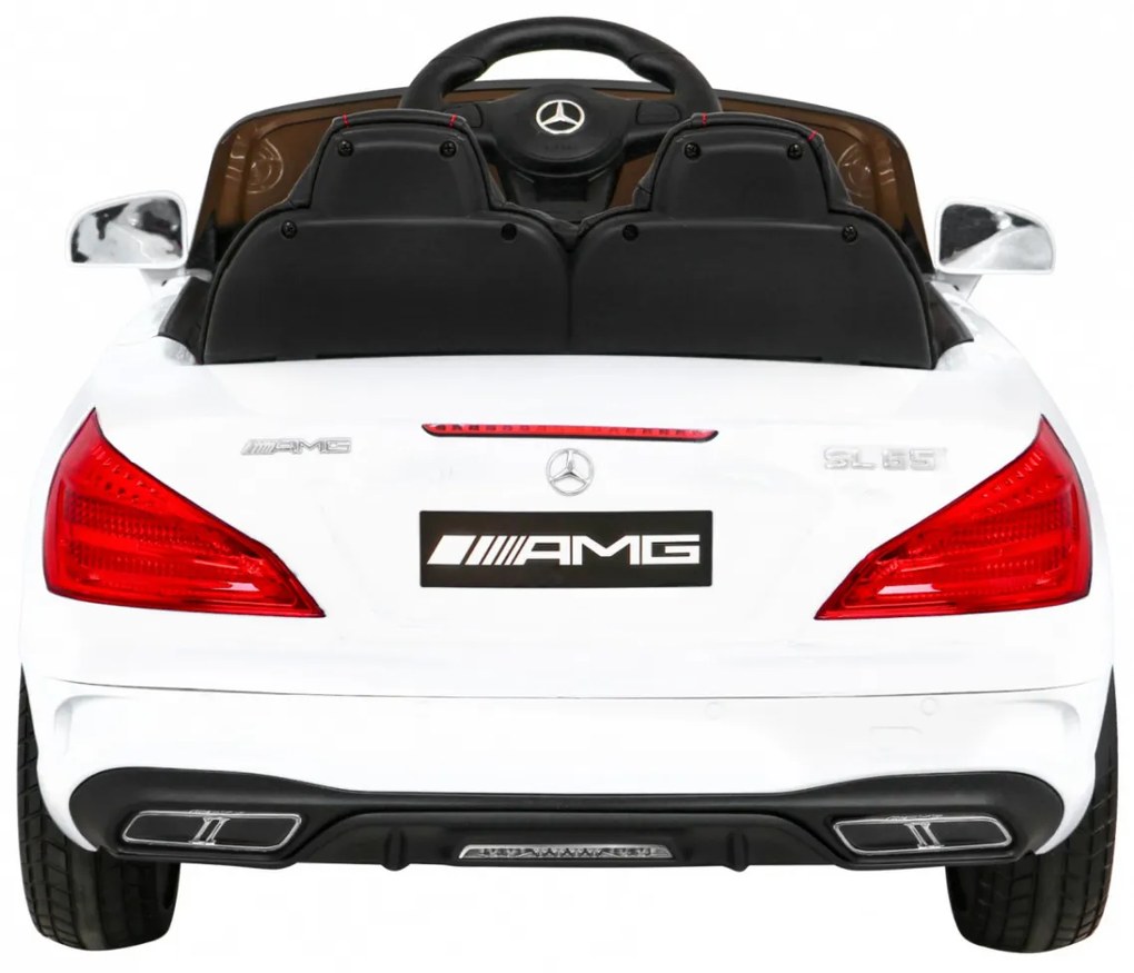 RAMIZ Elektrické autíčko Mercedes Benz AMG SL65 - biele