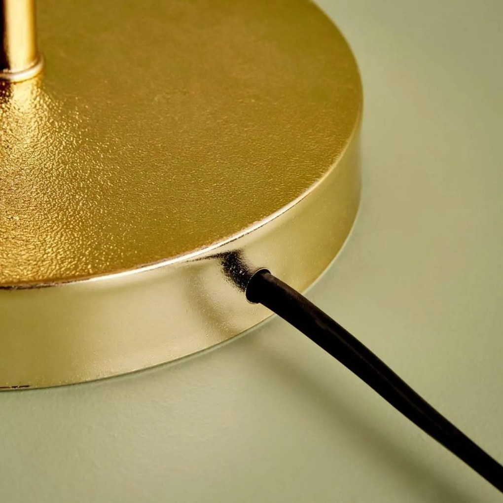 Stolná lampa Tienidlo II béžová/zlatá