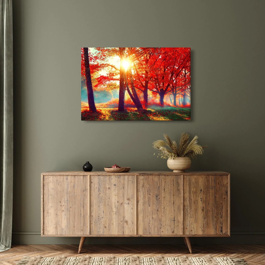 Obraz - Jesenná krajina (90x60 cm)