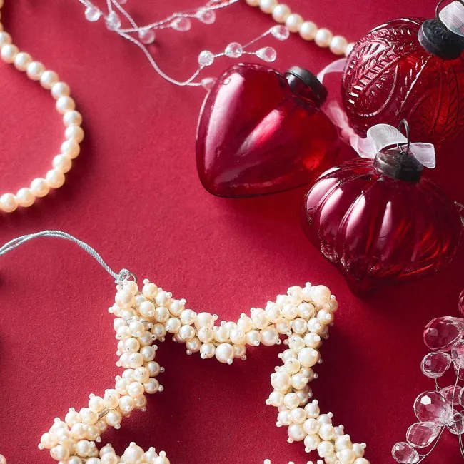 Závesná vianočná dekorácia INDIS červená 712265