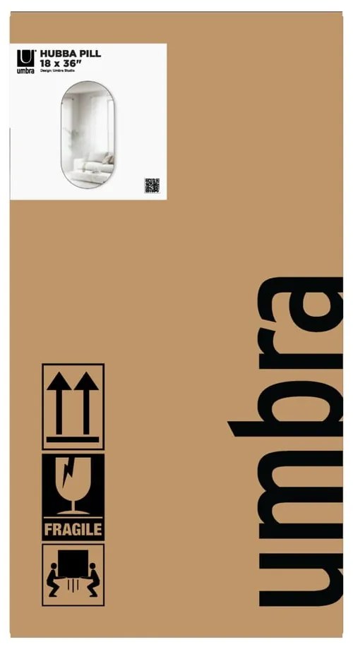 Nástenné zrkadlo 46x91 cm Hubba – Umbra