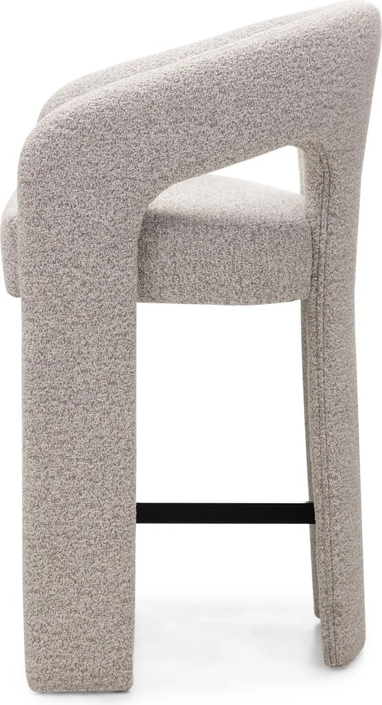 Barová židle Castelo šedobéžová