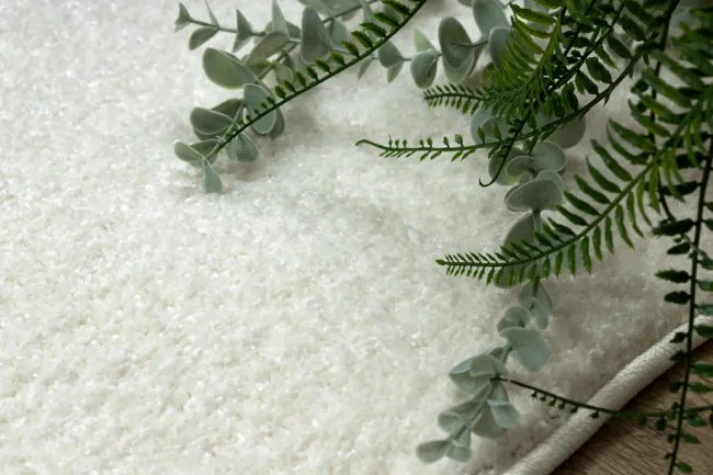 Koberec FUSION Shape 5710 biely / modrý