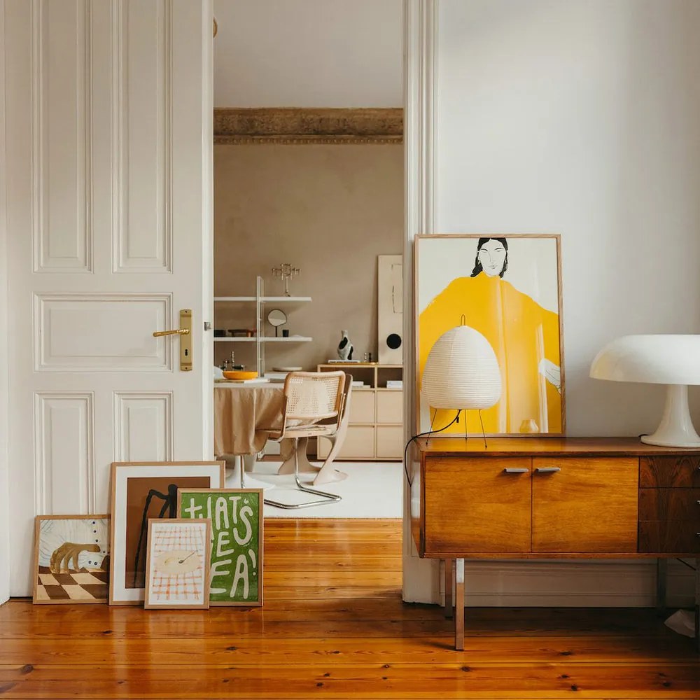 The Poster Club Plagát Yellow Dress by Rosie McGuinness 50x70 cm