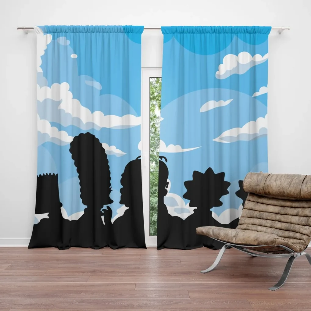 Sablio Záves Cartoon 2: 2ks 140x250cm