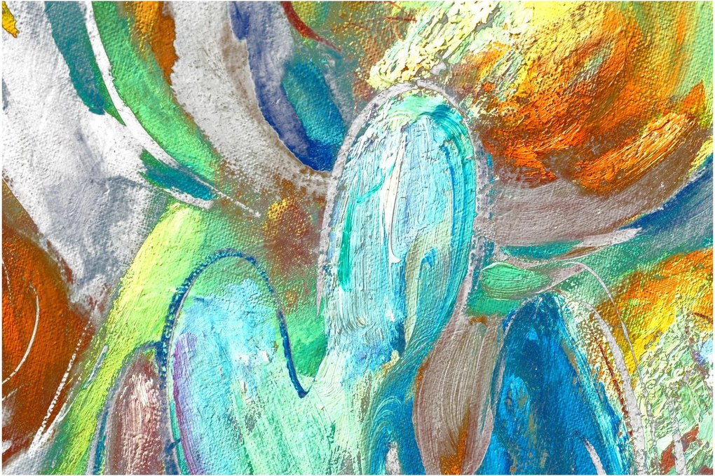 Obraz - Farebná abstrakcia (90x60 cm)