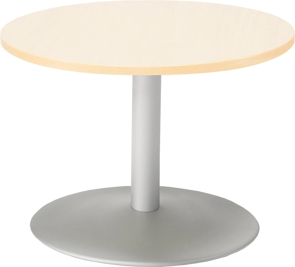 Konferenčný stolík Monty, Ø700 mm, breza / šedá