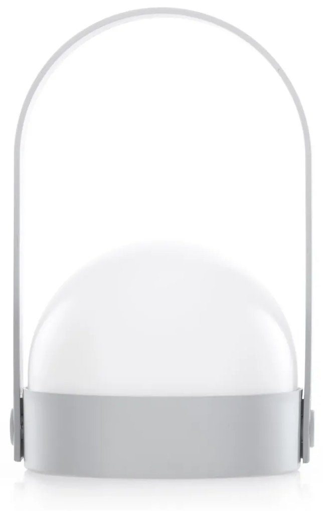 Prenosná LED lampa KAMPI sivá