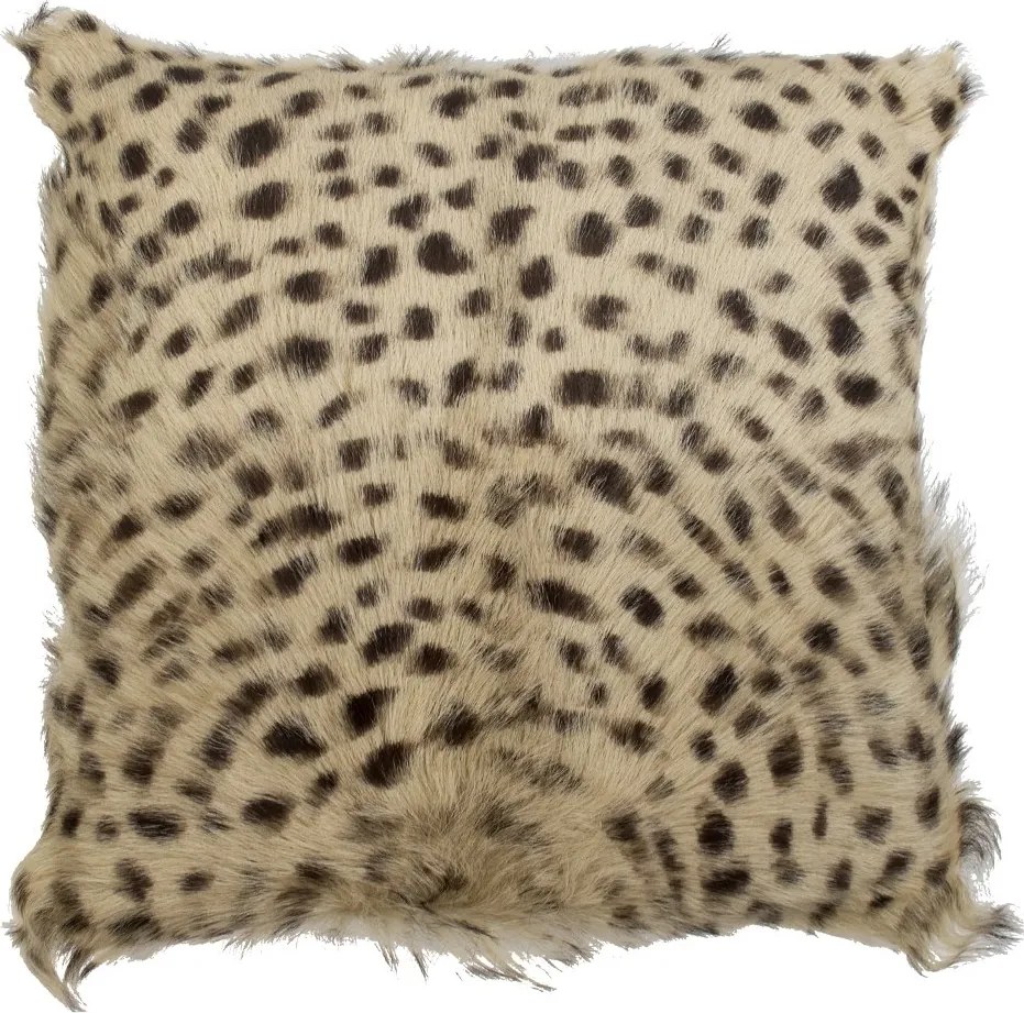 Vankúš Leopard z kozej kože - 40 * 40 * 10cm