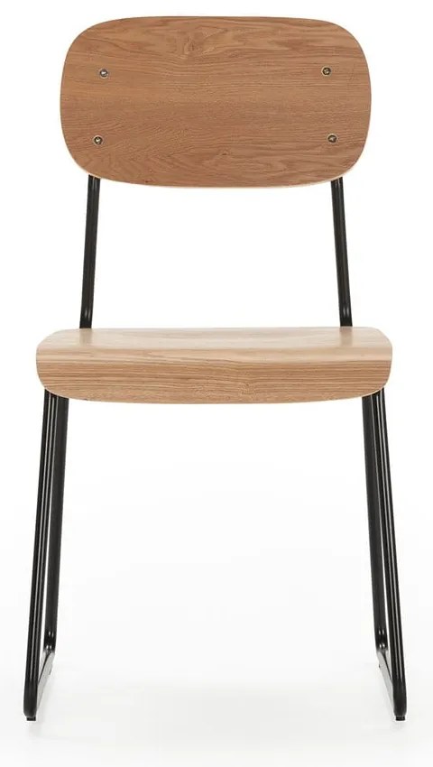 Jedálenská stolička v dekore jaseňa v prírodnej farbe v súprave 2 ks Aira – Marckeric