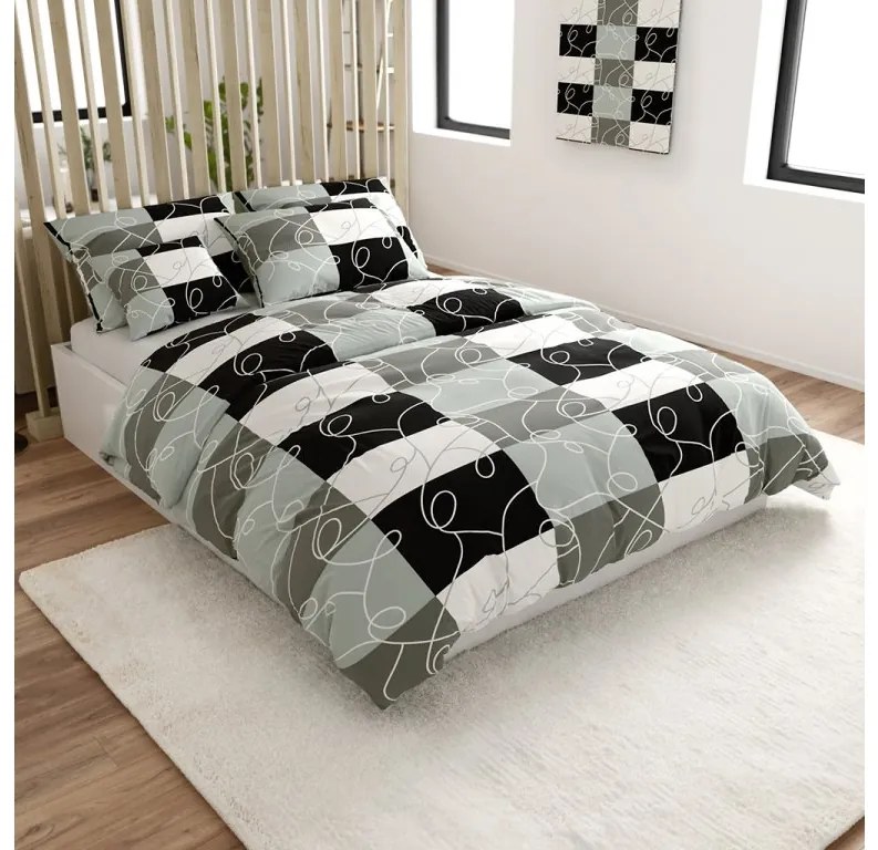 Krepové obliečky KASPARO BLEND sivé Rozmer obliečky: 70 x 90 cm | 140 x 200 cm