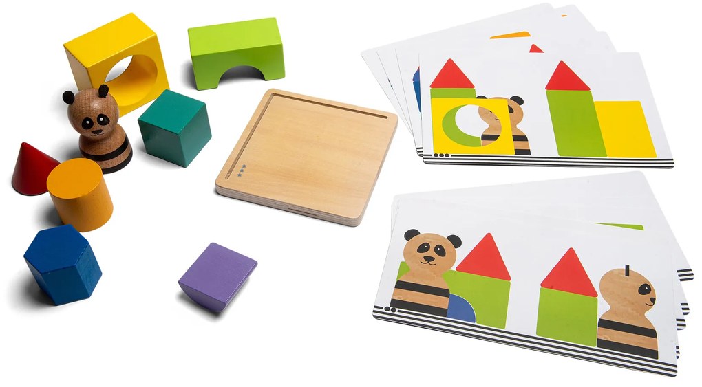 Logické puzzle - panda