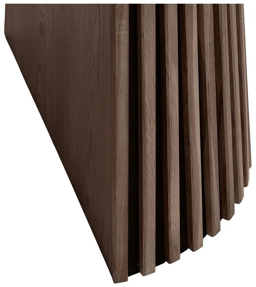 Okrúhly rozkladací jedálenský stôl s doskou v dubovom dekore ø 120 cm Osaka – House Nordic