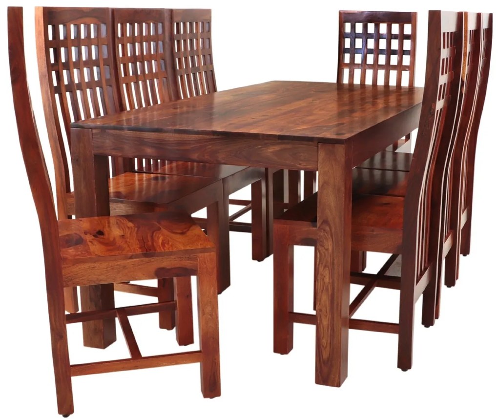 furniture-nabytek.cz - Jedálenský set pre 8 osôb Gani z indického masívu palisander