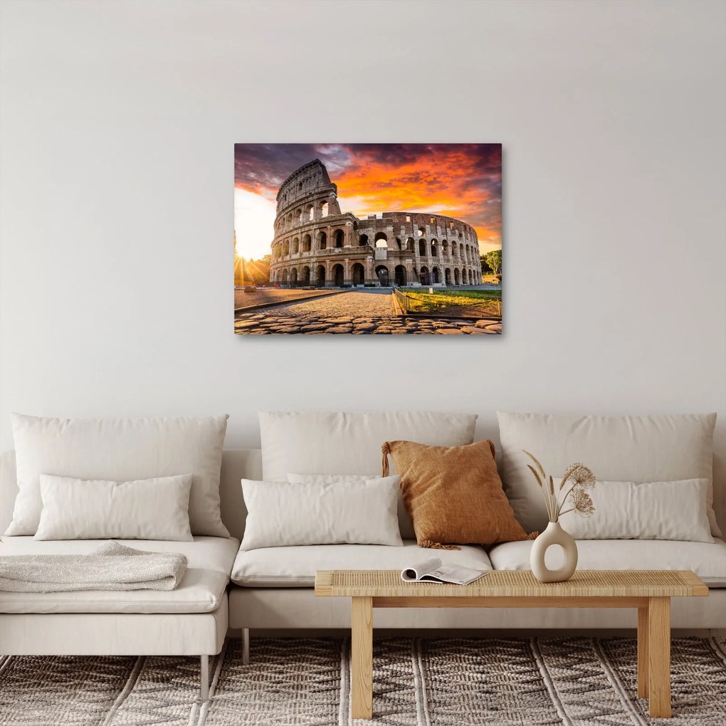 Obraz - Koloseum v Ríme (70x50 cm)