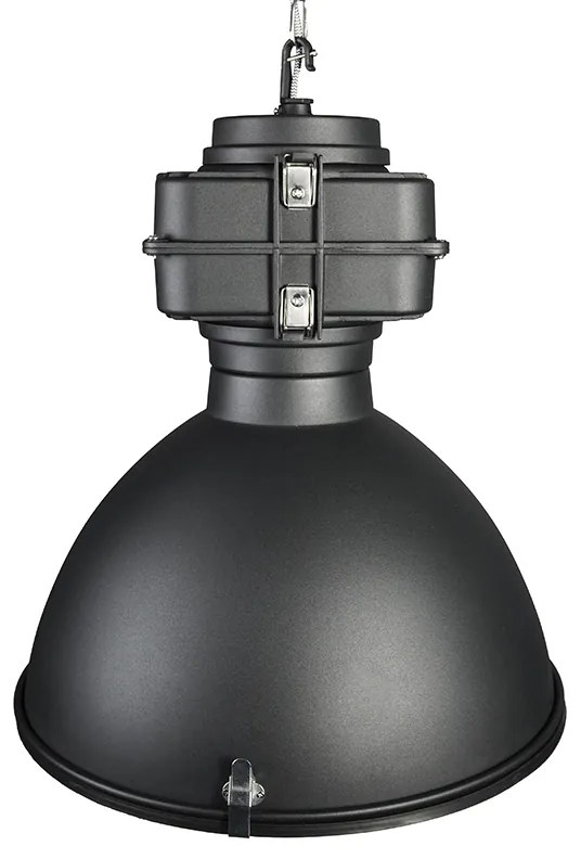 Inteligentné priemyselné závesné svietidlo čierne 53 cm vrátane A60 Wifi - Sicko