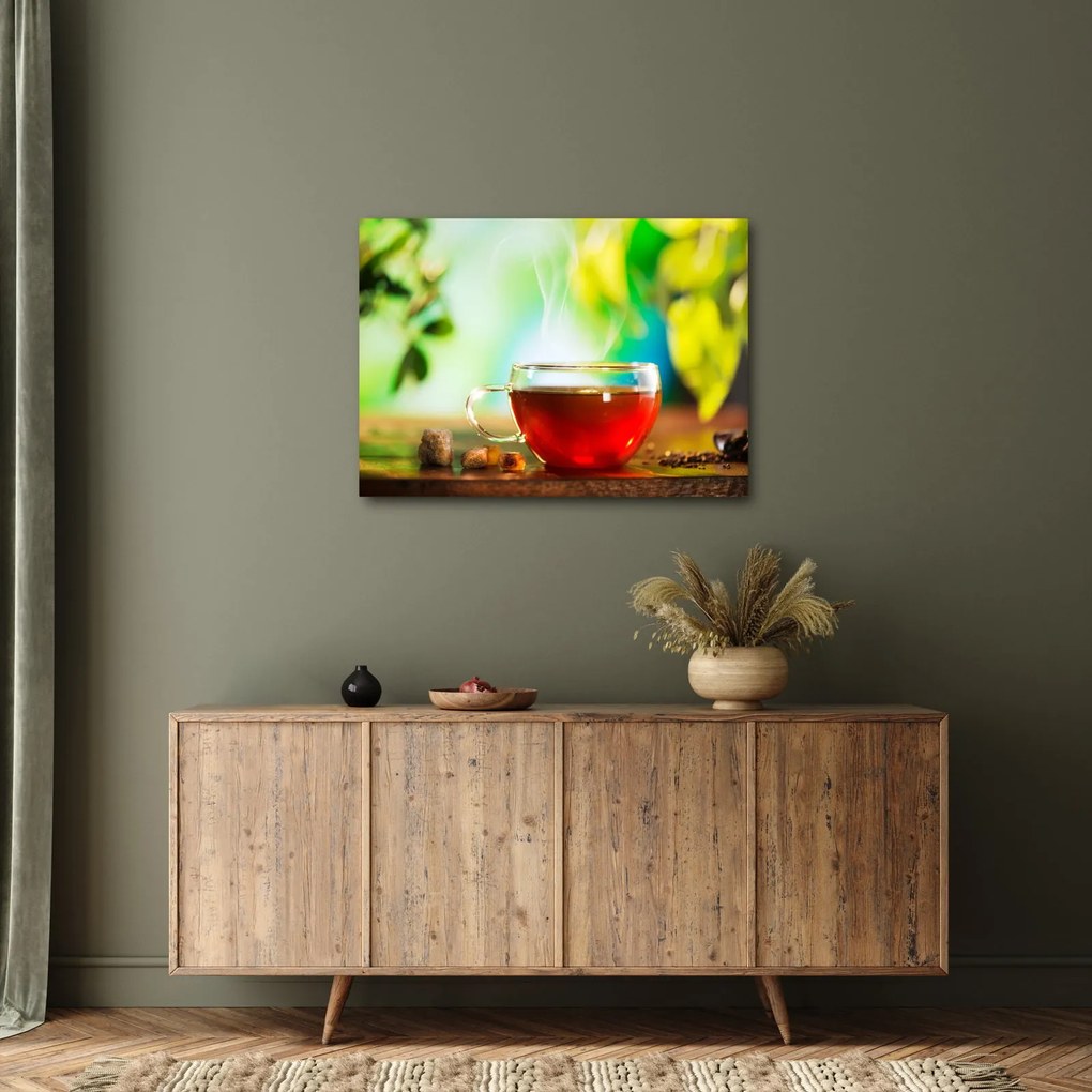 Obraz - Zátišie s čajom (70x50 cm)