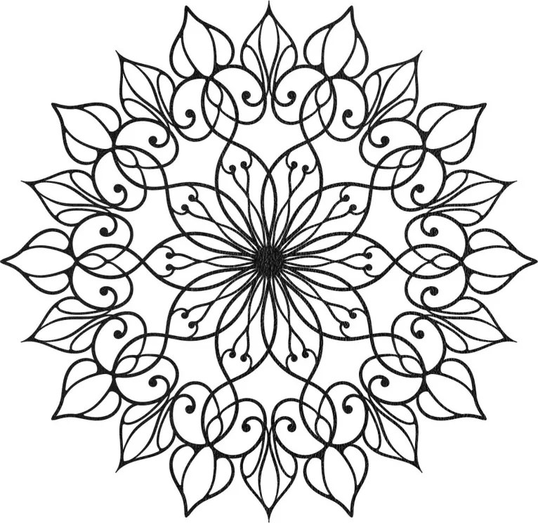 Drevená mandala Kvet života - Luxusná nástenná dekorácia | SENTOP HDF0247