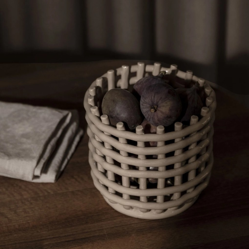 Ferm Living Keramický kôš Cashmere Small