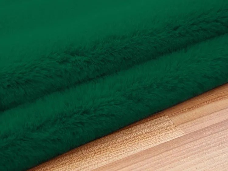 Zelený okrúhly koberec Rabbit Rozmer: 100 cm