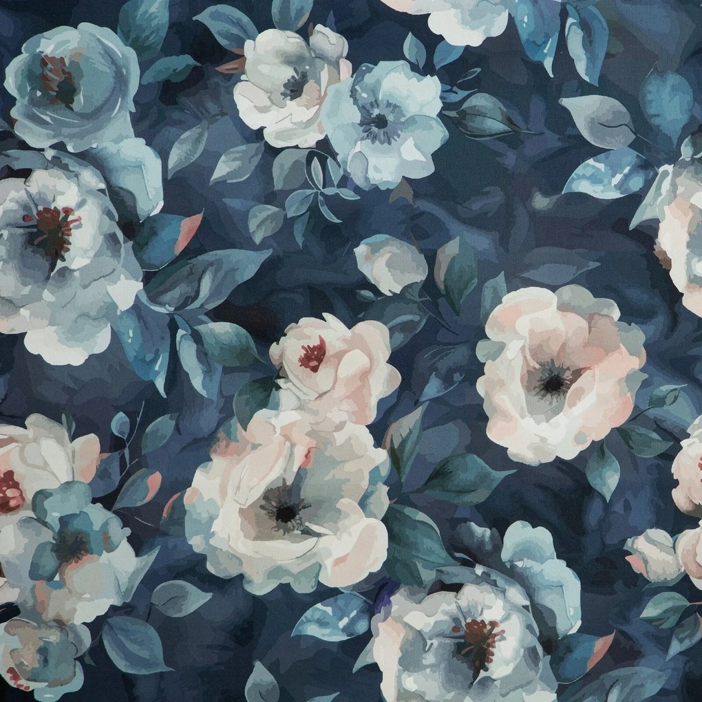 ZÁVES NA PÁSKE KIRA 140X270 CM KVETY