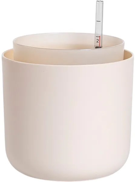 Plastia Samozavlažovací kvetináč Tolita béžová, pr. 16 cm, pr. 16 cm