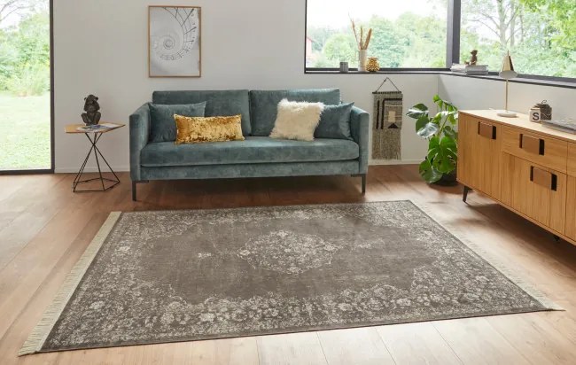 Koberec Hanse Home Naveh Oriental Medaillon hnedý
