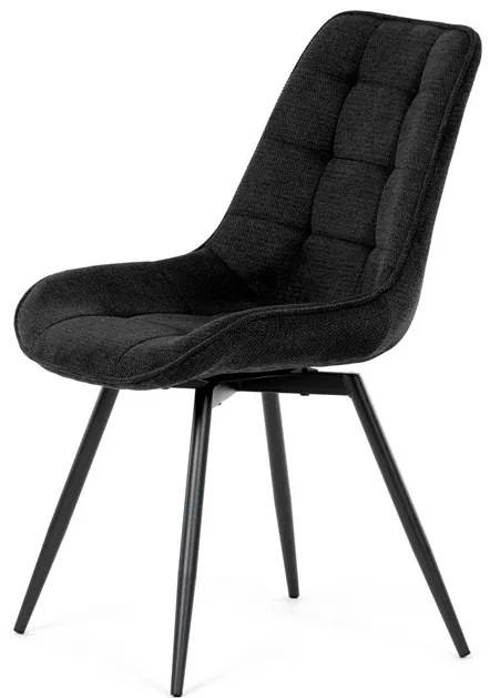 Autronic BONTEC Jedálenská stolička, čierna, látka, HC-T1130 BK2 Farba: Šedá