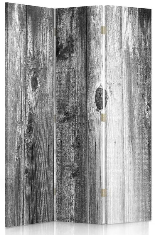 Gario Paraván Rustikálna doska Rozmery: 145 x 170 cm, Prevedenie: Otočný paraván 360°